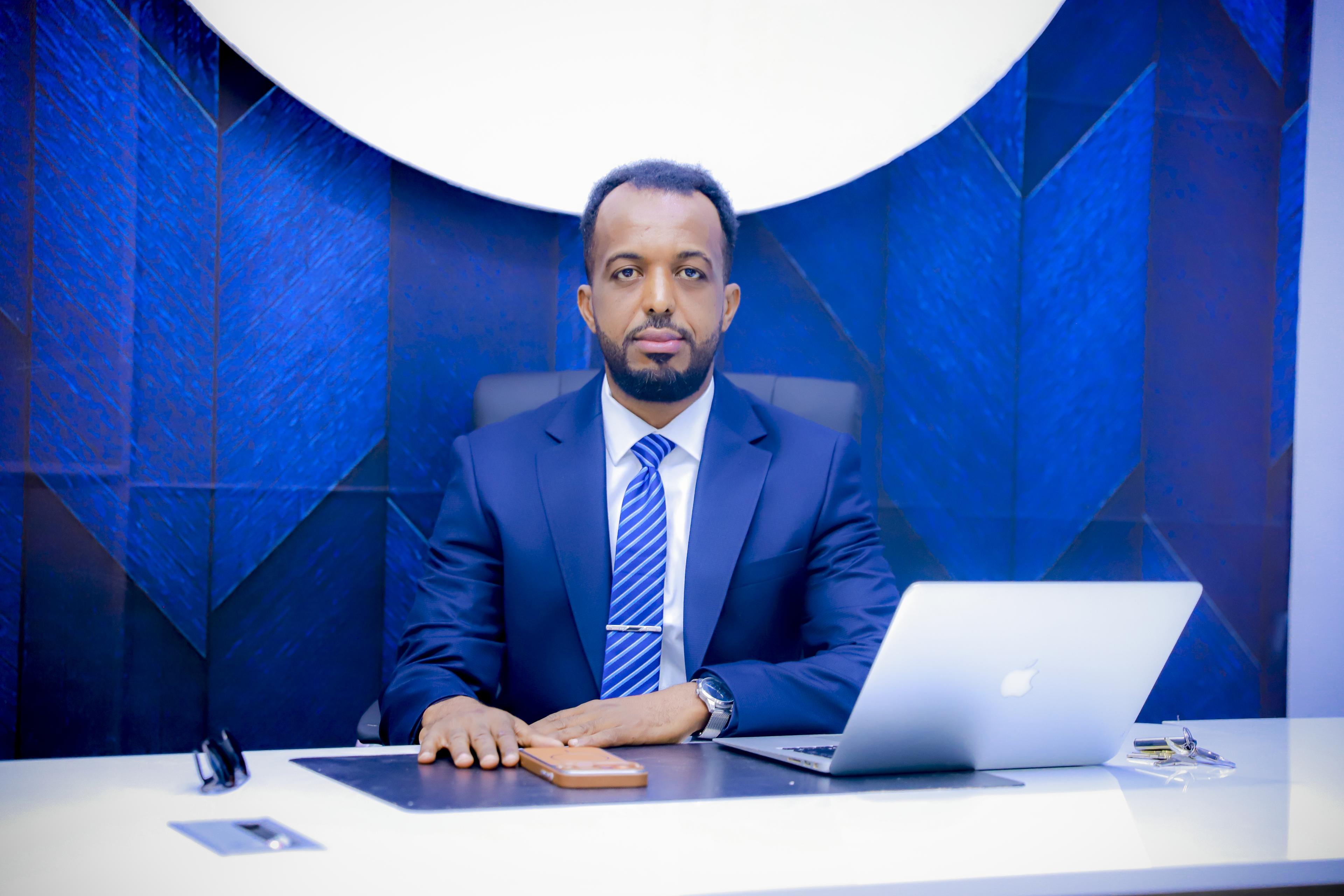 Sacad Sheekh Muuse at work
